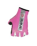 Cycling fingerless gloves - CRONO - pink