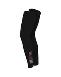 Cycling full-leg warmers - SEAMLESS - black