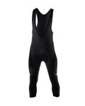BIEMME Cycling 3/4 length bib shorts - ITEM WINTER - black