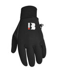 Cycling long-finger gloves - NEOPRENE - black