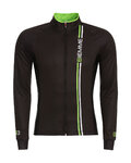Cycling winter long sleeve jersey - BLADE WINTER - green/black