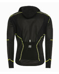 BIEMME Cycling thermal jacket - NINJA - black/yellow