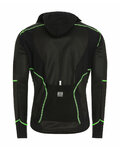 BIEMME Cycling thermal jacket - NINJA - black/green