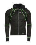 BIEMME Cycling thermal jacket - NINJA - black/green