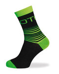 BIOTEX Cyclingclassic socks - LINES - green/black