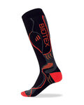 BIOTEX Cycling knee-socks - RACE THERMOLITE - black/red