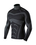 BIOTEX Cycling long sleeve t-shirt - POWERFLEX WARM - black