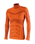 BIOTEX Cycling long sleeve t-shirt - POWERFLEX WARM - orange
