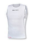BIOTEX Cycling sleeve less t-shirt - SEAMLESS - white