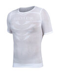 BIOTEX Cycling short sleeve t-shirt - BIOFLEX WARM - white
