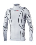 BIOTEX Cycling long sleeve t-shirt - TURTLENECK - grey