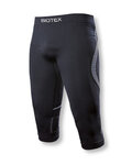 BIOTEX Cycling 3/4 lenght shorts without bib - PIRATA - black