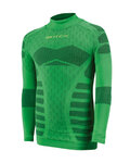 BIOTEX Cycling long sleeve t-shirt - WARM EFFECT JUNIIOR - green