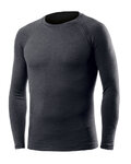 BIOTEX Cycling long sleeve t-shirt - CALORE MERINO - grey