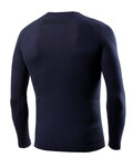 BIOTEX Cycling long sleeve t-shirt - CALORE MERINO - blue