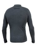BIOTEX Cycling long sleeve t-shirt - MERINO - grey