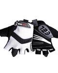 BIOTEX Cycling fingerless gloves - SUMMER - black/white
