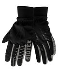 BIOTEX Cycling long-finger gloves - SUPERWARM - silver/black