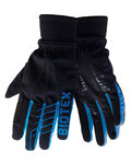 BIOTEX Cycling long-finger gloves - SUPERWARM - blue/black