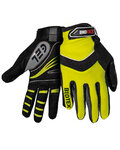BIOTEX Cycling long-finger gloves - SUMMER - yellow/black