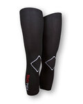 BIOTEX Cycling leg warmers - SEAMLESS - white/black