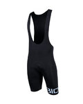 BIOTEX Cycling bib shorts - CORDURA - black/white