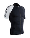 BIOTEX Cycling short sleeve jersey - ULTRA - white/black