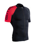BIOTEX Cycling short sleeve jersey - ULTRA - black/red