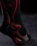 BIOTEX Cycling knee-socks - RACE THERMOLITE - black/red