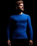 BIOTEX Cycling long sleeve t-shirt - CUBIC LONG - blue