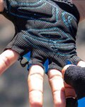 BIOTEX Cycling fingerless gloves - MESH RACE  - black/blue