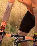 BIOTEX Cycling fingerless gloves - MESH RACE  - black/orange