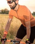 BIOTEX Cycling short sleeve jersey - EMANA - orange