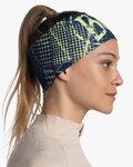 BUFF Cycling headband - COOLNET UV+® WIDE - yellow/blue