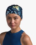 BUFF Cycling headband - COOLNET UV® WIDE - yellow/blue