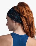 BUFF Cycling headband - COOLNET UV® WIDE - light blue/black