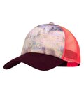 BUFF Cycling hat - TRUCKER DERAMA - bordeaux/orange