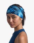BUFF Cycling headband - COOLNET UV® WIDE - light blue/blue