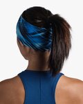 BUFF Cycling headband - COOLNET UV® WIDE - light blue/blue