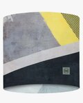 BUFF Cycling headband - UV® UNDERHELMET GLEN - grey/yellow/blue
