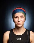 BUFF Cycling headband - COOLNET UV® PANORÁMA - blue/green/red