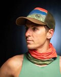 BUFF Cycling hat - TRUCKER PANORÁMA - orange/blue/green
