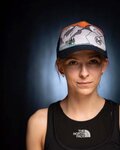 BUFF Cycling hat - TRUCKER RYSY - orange/grey
