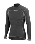 CASTELLI Cycling long sleeve t-shirt - FLANDERS WARM - grey