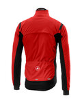 CASTELLI Cycling thermal jacket - ALPHA ROS - red/black
