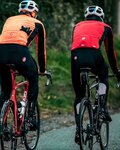 CASTELLI Cycling thermal jacket - ALPHA ROS - red/black