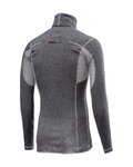 CASTELLI Cycling long sleeve t-shirt - FLANDERS WARM NECK - grey