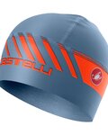 CASTELLI Cycling hat - ARRIVO 3 THERMO - orange/blue