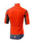 CASTELLI Cycling thermal jacket - PERFETTO ROS CONVERT - orange