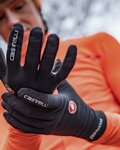 CASTELLI Cycling long-finger gloves - PERFETTO RoS - black